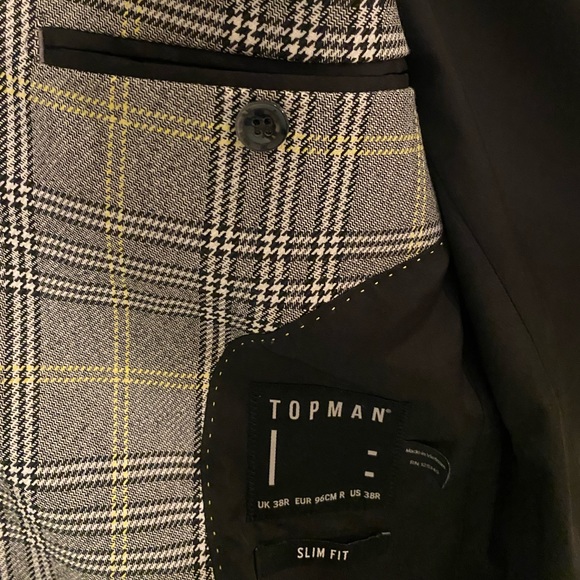 **LIKE NEW** 38 R Topman Blazer - Picture 4 of 8
